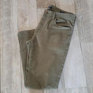 J. Crew Slim Olive Green Stretch Jeans